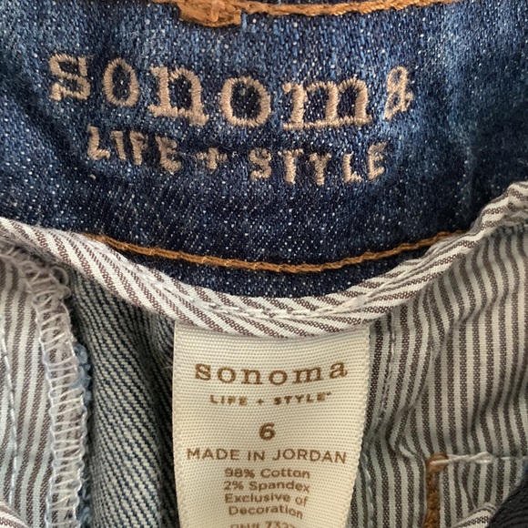 6 | Midi Dark Wash Denim Skirt - Picture 3 of 3